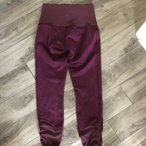 Lululemon leggings with mesh detail